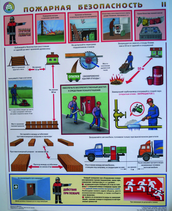 Пожарная безопасность. Лист 2